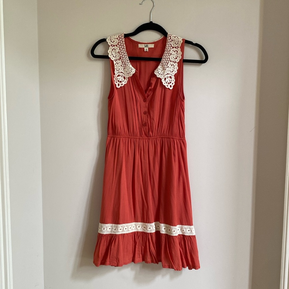 Vintage Inspired Orange Dress